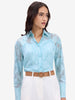 Blue Jacquard Shirt