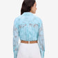Blue Jacquard Shirt