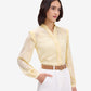 Yellow Jacquard Top