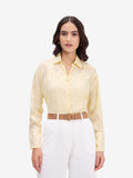 Yellow Jacquard Shirt