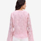 Pink Jacquard Top