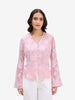 Pink Jacquard Top