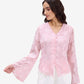 Pink Jacquard Top