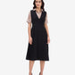 Black A-Line Pinafore Dress
