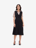 Black A-Line Pinafore Dress