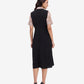 Black A-Line Pinafore Dress