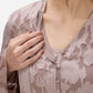 Light Brown Jacquard Top