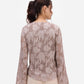 Light Brown Jacquard Top