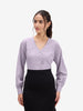 Lavender V-Neck Top