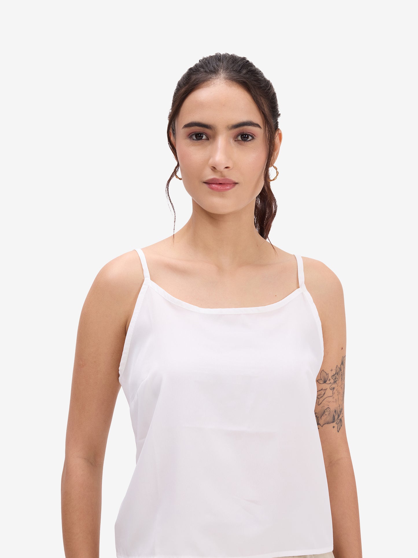 White Jacquard Top