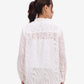 White Jacquard Top
