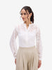 White Jacquard Top