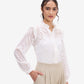 White Jacquard Top