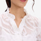 White Jacquard Top