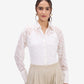 White Jacquard Shirt