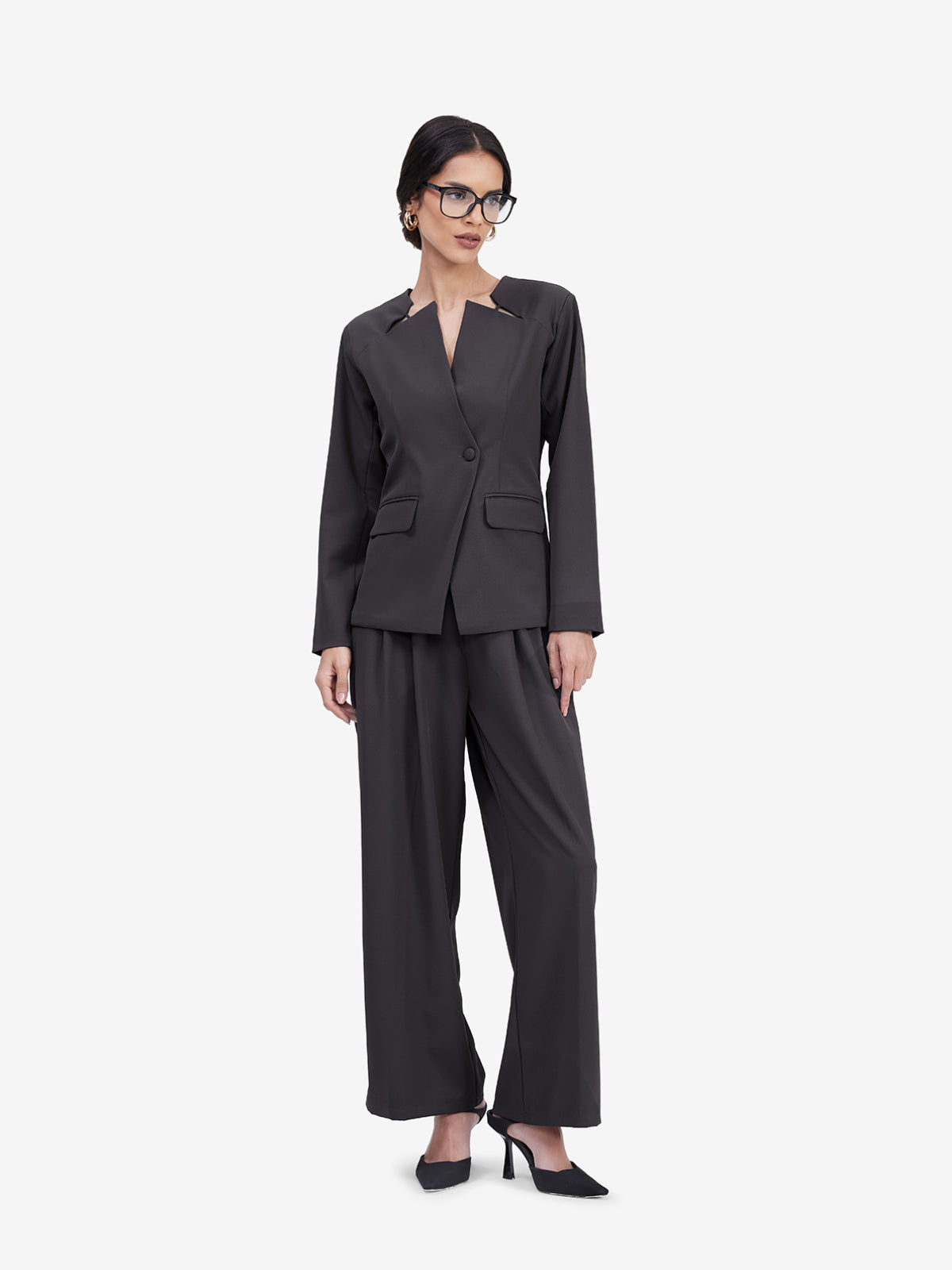 Dark Grey Formal Blazer