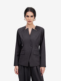 Dark Grey Formal Blazer
