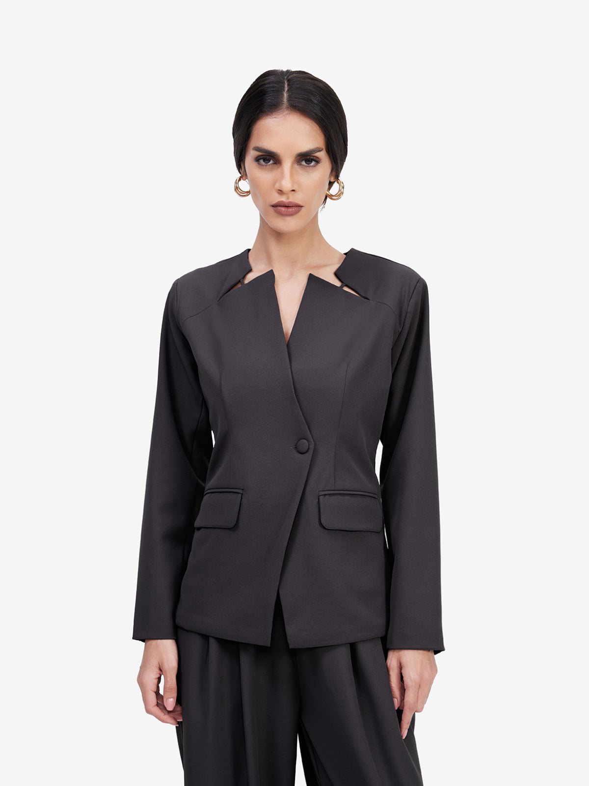 Dark Grey Formal Blazer