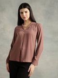 Mauve Long Sleeves Top