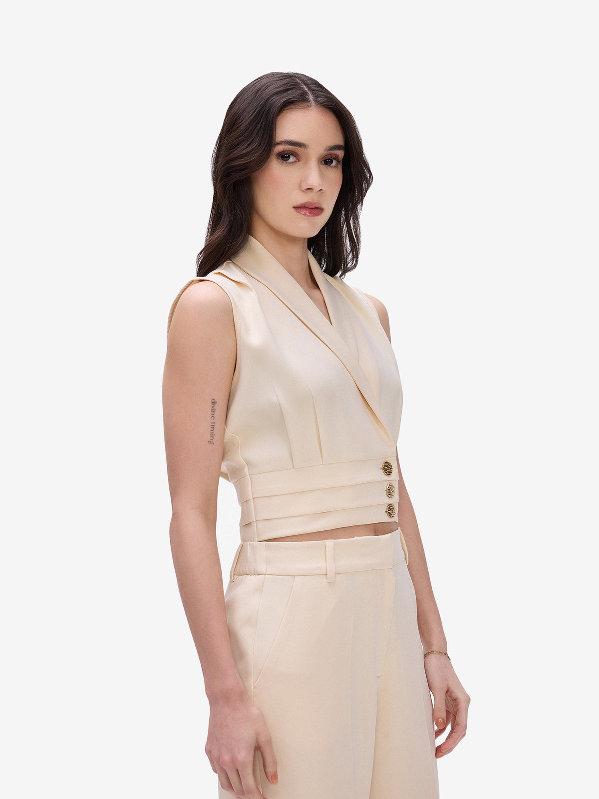 Off White Formal Waistcoat