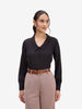Black Pintuck Top