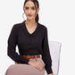 Black Pintuck Top