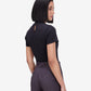 Black Body-Fitted Top