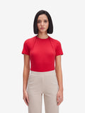 Red Body-Fitted Top