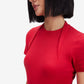 Red Body-Fitted Top