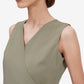 Olive Wrap Top
