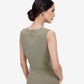 Olive Wrap Top