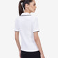 White Lapel Collar Top