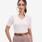 Off White Ribbed Knit Top