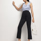 Straight High Waist Stretchable Pant