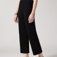 Black Slip On Wide Leg Trouser