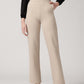 Ivory Slip On Wide Leg Trouser