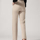 Ivory Slip On Wide Leg Trouser