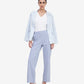 Powder Blue Slip On Trouser