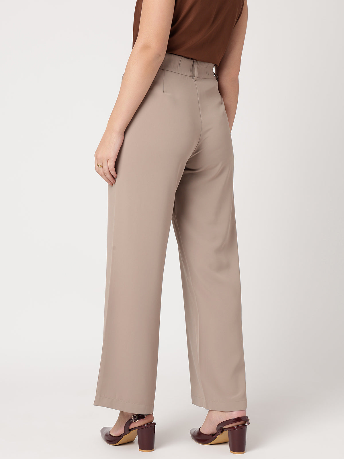 BreezeFlow Fawn Wide Leg Pants