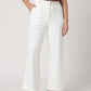 BreezeFlow White Wide Leg Pants