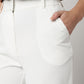 BreezeFlow White Wide Leg Pants