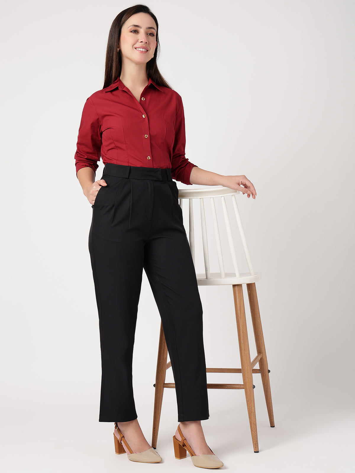 Everyday Classic Black Trousers
