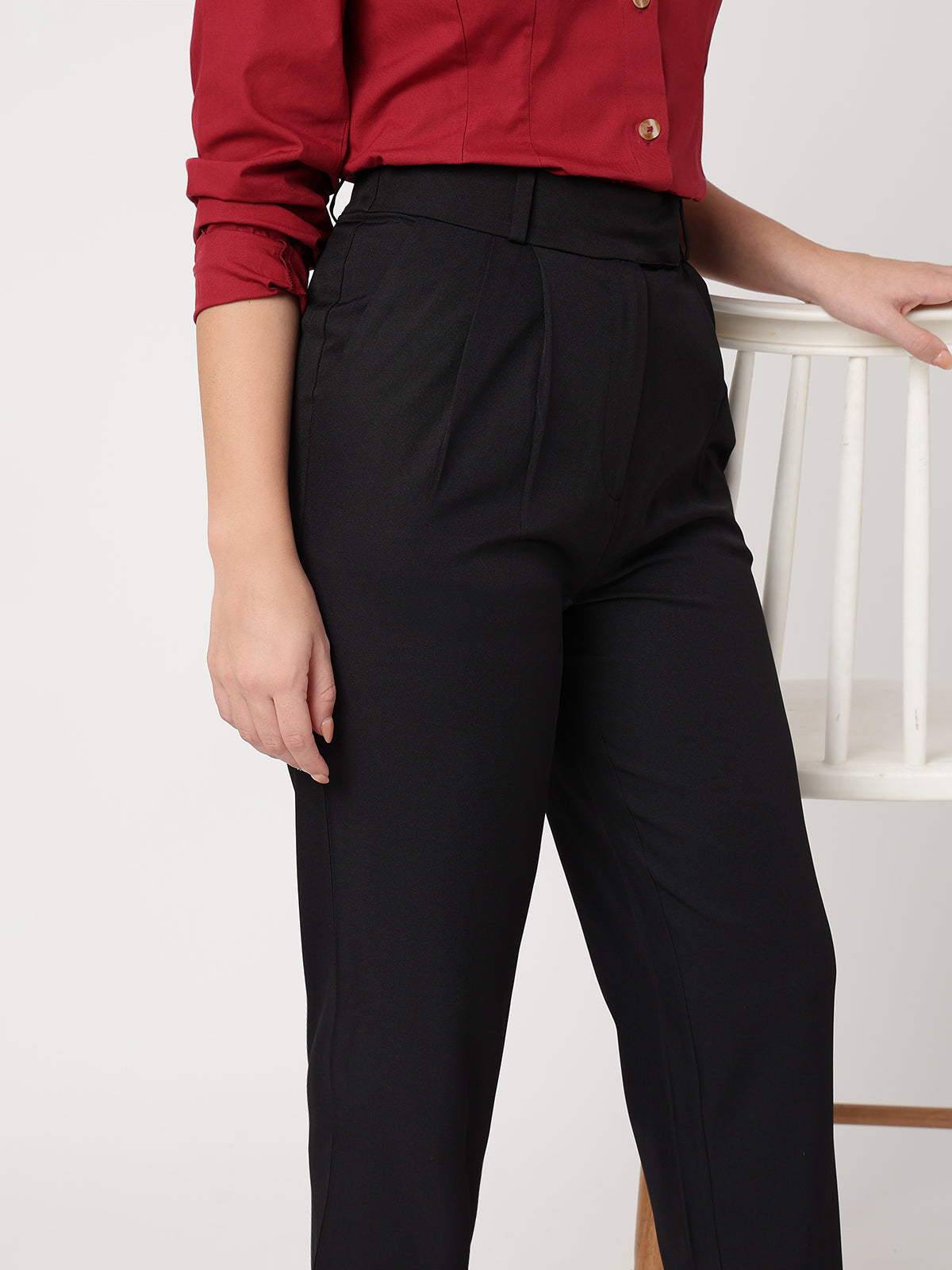 Everyday Classic Black Trousers