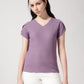 Lavender Round Neck Tee