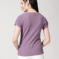 Lavender Round Neck Tee