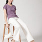 Lavender Round Neck Tee