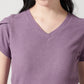 Lavender Round Neck Tee