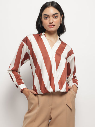 Asymmetrical Striped Top
