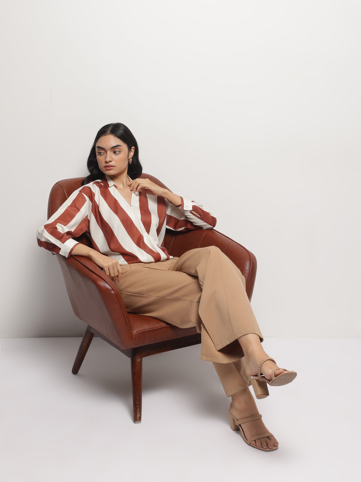 Asymmetrical Full Sleeves Top