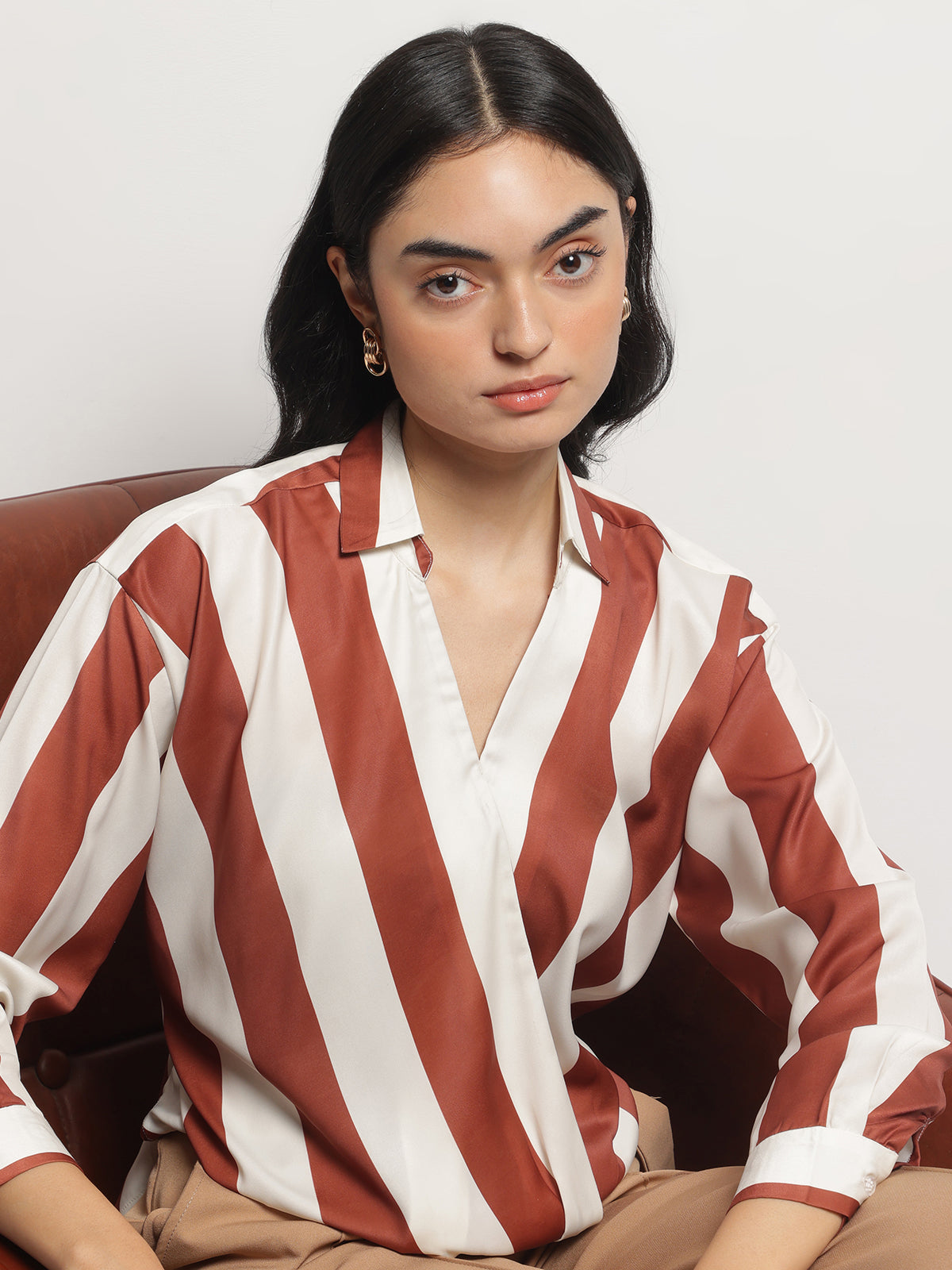 Asymmetrical Full Sleeves Top